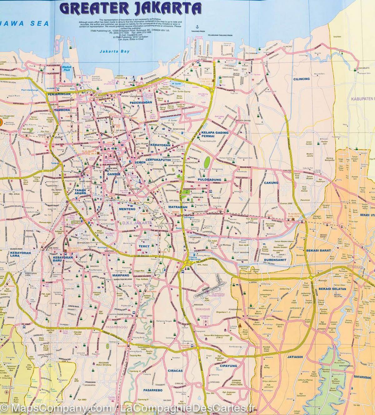 peta Jakarta jalan