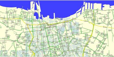 Peta utara Jakarta