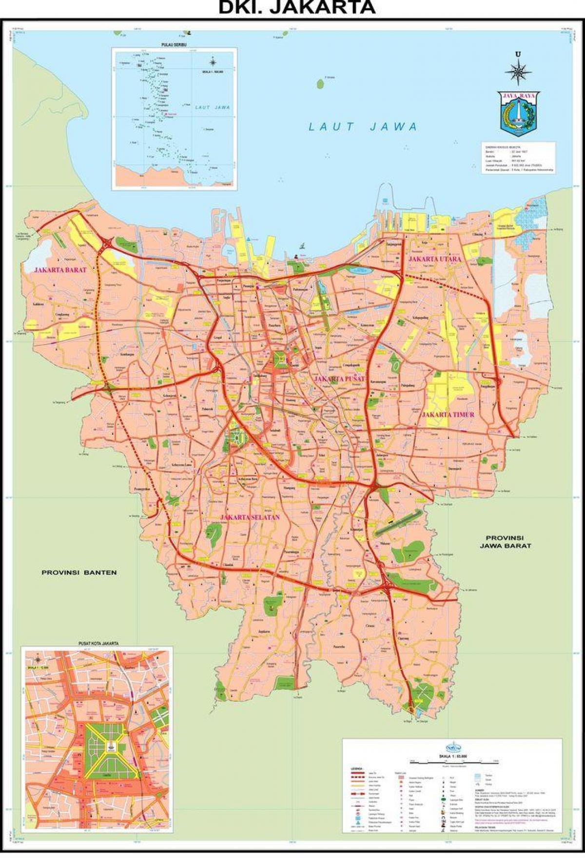 peta Jakarta adalah kota tua