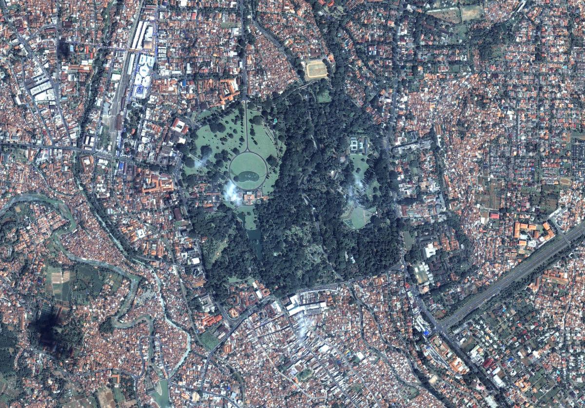 peta satelit Jakarta