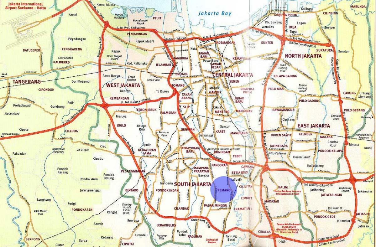 peta kemang Jakarta