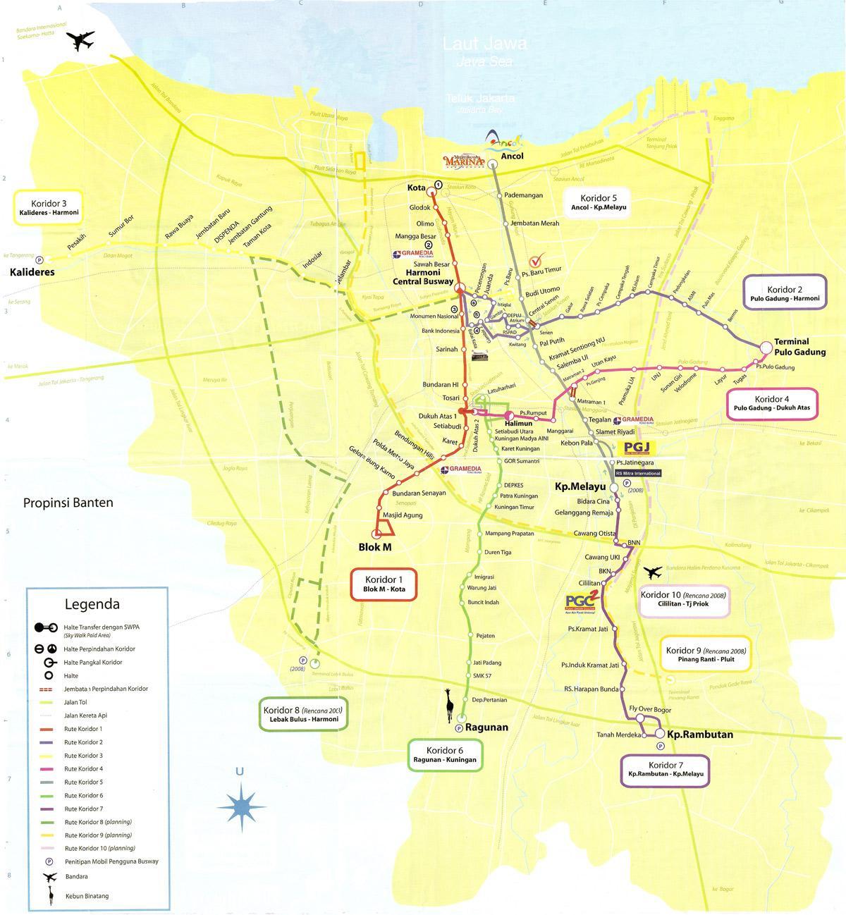 peta - peta grand Jakarta
