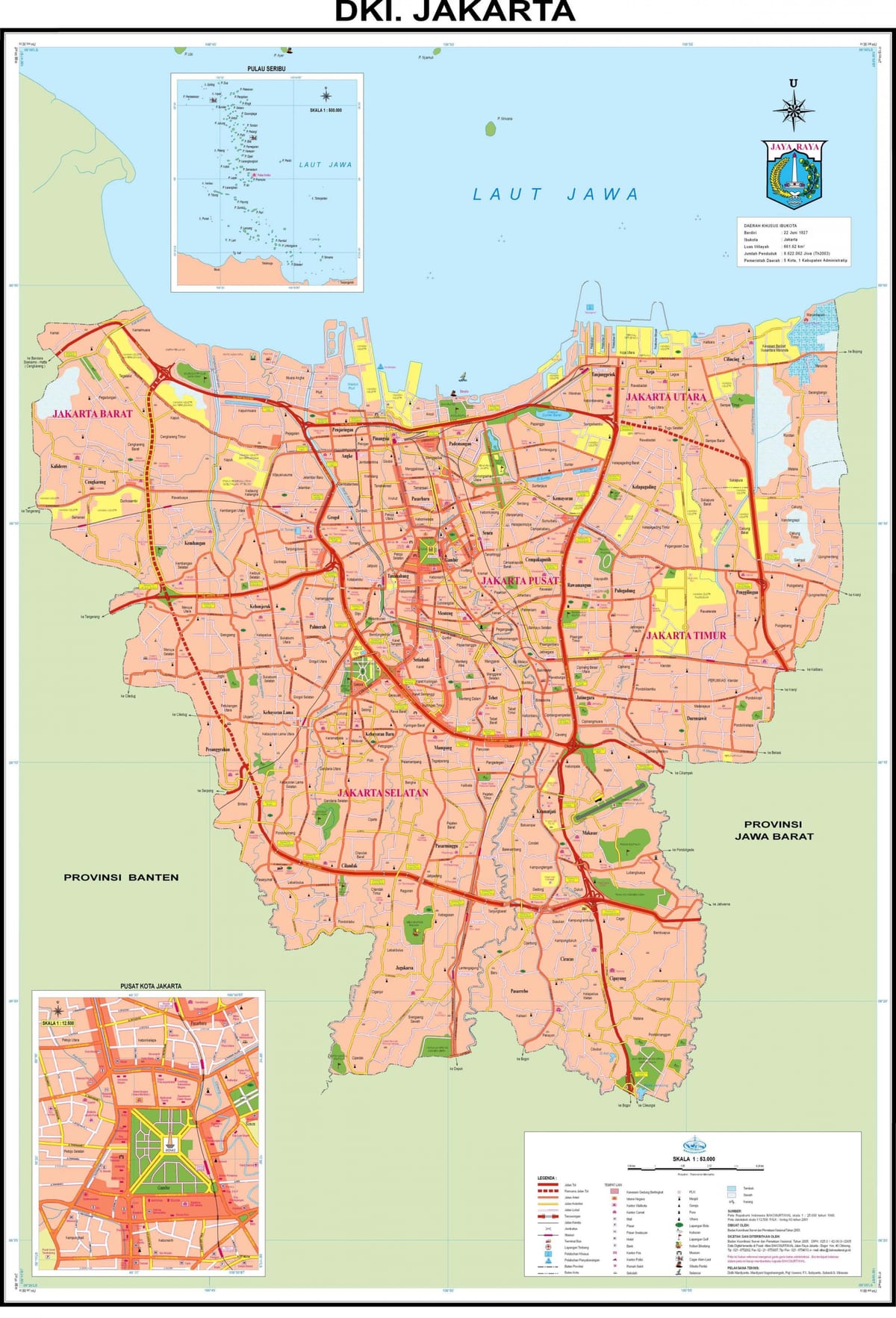Jakarta peta bandar