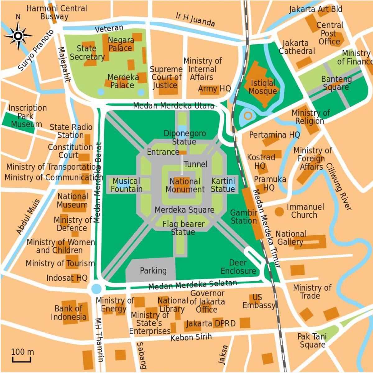 peta pejabat Jakarta