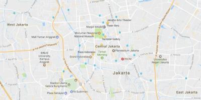 Peta Jakarta pusat membeli-belah
