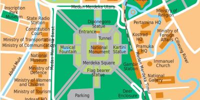 Peta pejabat Jakarta
